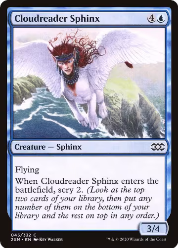 Cloudreader Sphinx (45), Double Masters — Magic card price