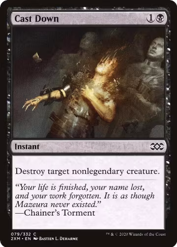 Cast Down (79), Double Masters — Magic card price