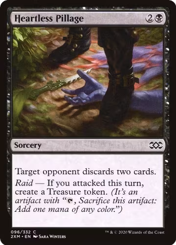 Heartless Pillage (96), Double Masters — Magic card price