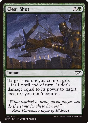 Clear Shot (159), Double Masters — Magic card price
