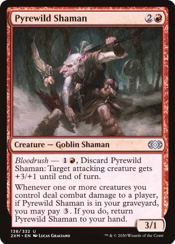 Pyrewild Shaman (138), Double Masters — Magic card price