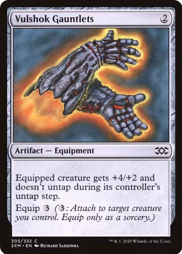 Vulshok Gauntlets (305), Double Masters — Magic card price