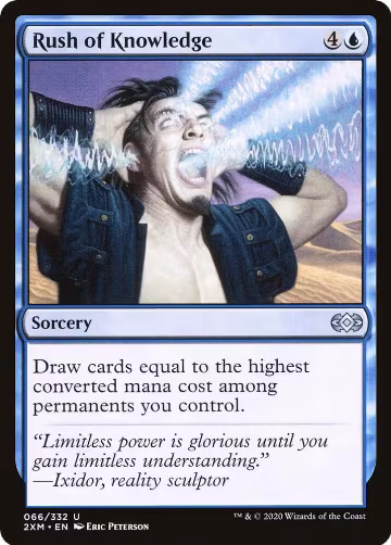 Rush of Knowledge (66), Double Masters — Magic card price