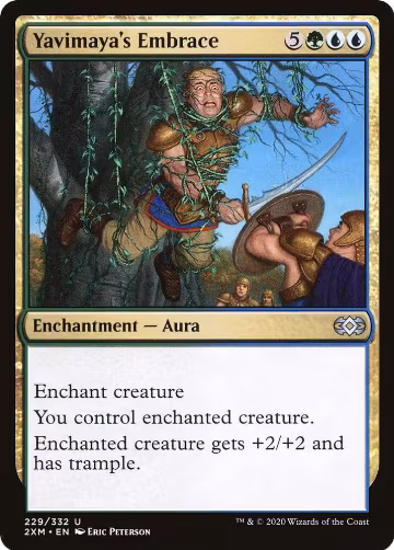 Yavimaya's Embrace (229), Double Masters — Magic card price