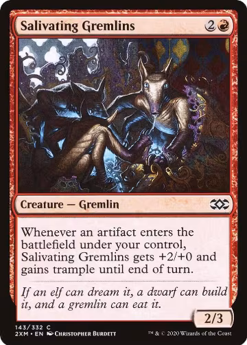 Salivating Gremlins (143), Double Masters — Magic card price