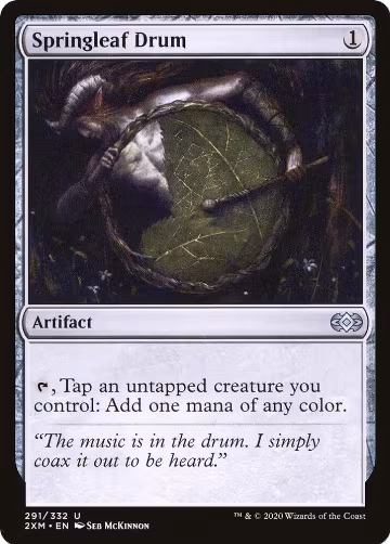 Springleaf Drum (291), Double Masters — Magic card price