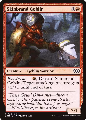Skinbrand Goblin (144), Double Masters — Magic card price
