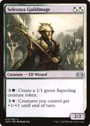 Selesnya Guildmage (217), Double Masters — Magic card price