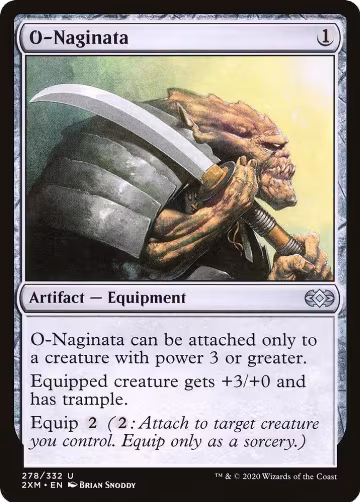 O-Naginata (278), Double Masters — Magic card price