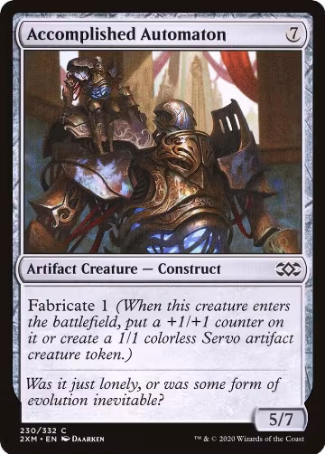 Accomplished Automaton (230), Double Masters — Magic card price