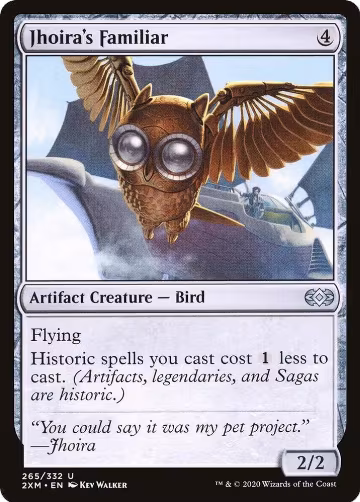 Jhoira's Familiar (265), Double Masters — Magic card price