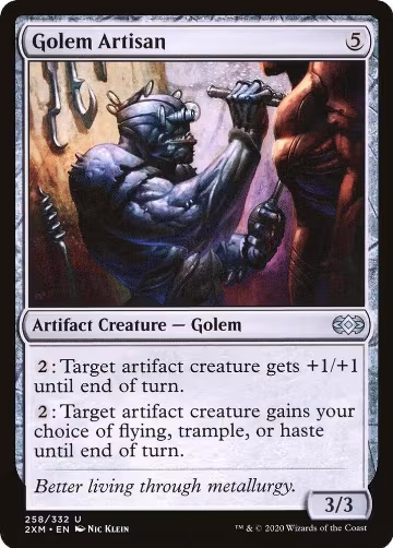 Golem Artisan (258), Double Masters — Magic card price