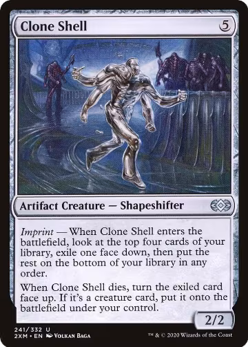 Clone Shell (241), Double Masters — Magic card price