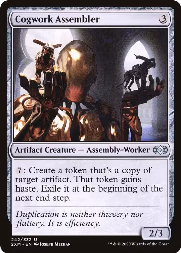 Cogwork Assembler (242), Double Masters — Magic card price