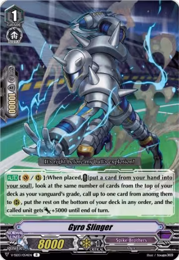 Gyro Slinger (V-SS03/054EN), V-SS03: Festival Collection — Vanguard card price