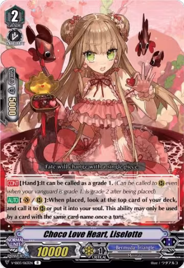Choco Love Heart, Liselotte (V-SS03/063EN), V-SS03: Festival Collection — Vanguard card price