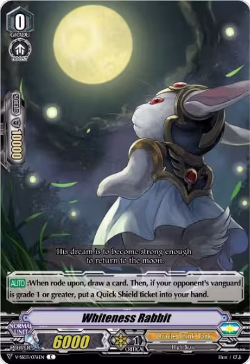 Whiteness Rabbit (V-SS03/076EN), V-SS03: Festival Collection — Vanguard card price