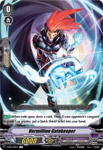 Vermillion Gatekeeper (V-SS03/109EN), V-SS03: Festival Collection — Vanguard card price
