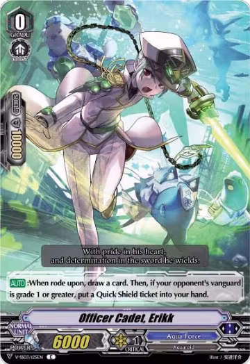 Officer Cadet, Erikk (V-SS03/125EN), V-SS03: Festival Collection — Vanguard card price