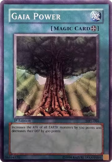 Gaia Power (MRL-096), Magic Ruler — Yu-Gi-Oh! card price