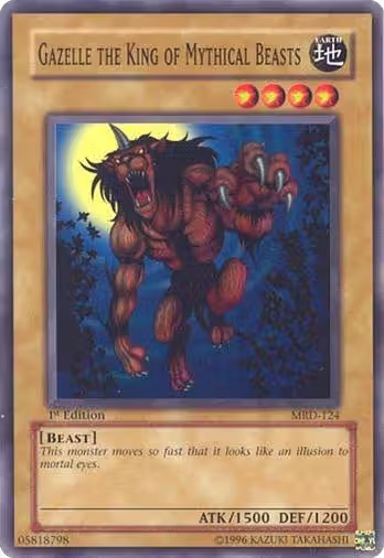 Gazelle the King of Mythical Beasts (MRD-124), Metal Raiders — Yu-Gi-Oh! card price