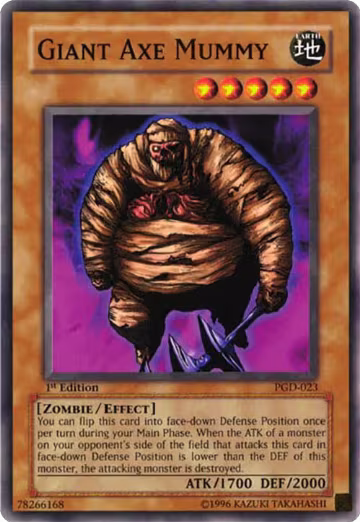 Giant Axe Mummy (PGD-023), Pharaonic Guardian — Yu-Gi-Oh! card price