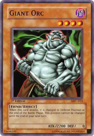 Giant Orc (MFC-012), Magician's Force — Yu-Gi-Oh! card price