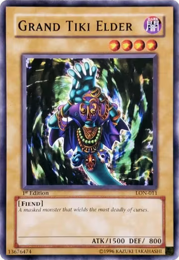 Grand Tiki Elder (LON-011), Labyrinth of Nightmare — Yu-Gi-Oh! card price