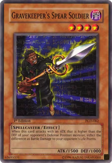 Gravekeeper's Spear Soldier (PGD-062), Pharaonic Guardian — Yu-Gi-Oh! card price