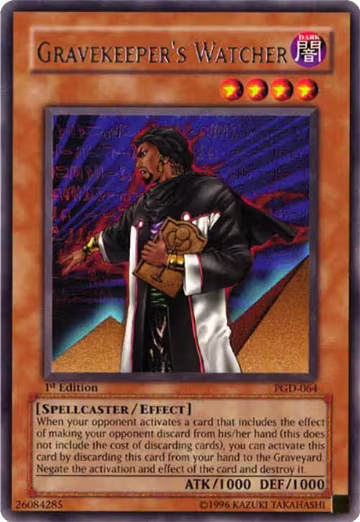 Gravekeeper's Watcher (PGD-064), Pharaonic Guardian — Yu-Gi-Oh! card price