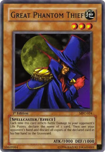Great Phantom Thief (MFC-024), Magician's Force — Yu-Gi-Oh! card price