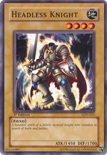 Headless Knight (LON-054), Labyrinth of Nightmare — Yu-Gi-Oh! card price