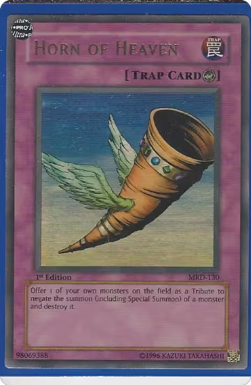 Horn of Heaven (MRD-130), Metal Raiders — Yu-Gi-Oh! card price