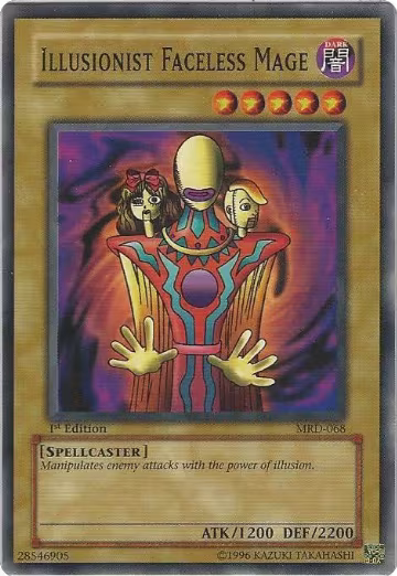 Illusionist Faceless Mage (MRD-068), Metal Raiders — Yu-Gi-Oh! card price