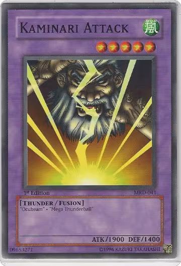 Kaminari Attack (MRD-041), Metal Raiders — Yu-Gi-Oh! card price
