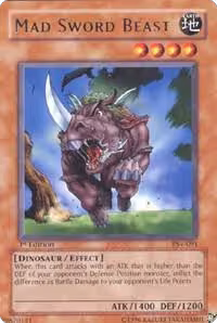 Mad Sword Beast (PSV-091), Pharaoh's Servant — Yu-Gi-Oh! card price