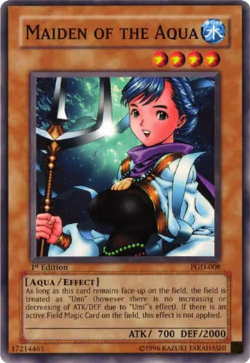 Maiden of the Aqua (PGD-008), Pharaonic Guardian — Yu-Gi-Oh! card price