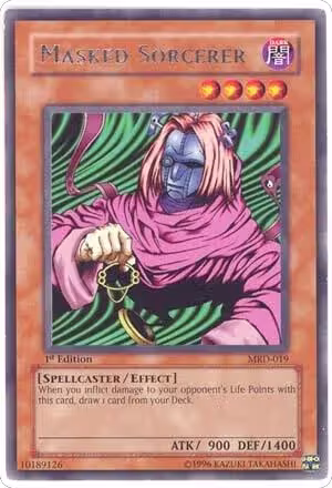 Masked Sorcerer (MRD-019), Metal Raiders — Yu-Gi-Oh! card price
