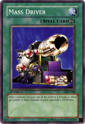 Mass Driver (MFC-088), Magician's Force — Yu-Gi-Oh! card price