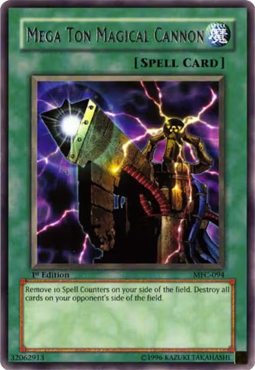 Mega Ton Magical Cannon (MFC-094), Magician's Force — Yu-Gi-Oh! card price