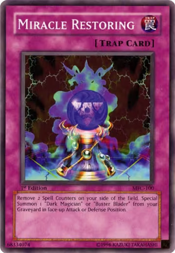 Miracle Restoring (MFC-100), Magician's Force — Yu-Gi-Oh! card price
