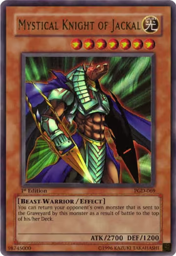 Mystical Knight of Jackal (PGD-069), Pharaonic Guardian — Yu-Gi-Oh! card price