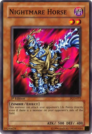 Nightmare Horse (PGD-077), Pharaonic Guardian — Yu-Gi-Oh! card price