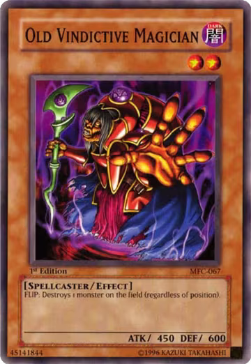 Old Vindictive Magician (MFC-067), Magician's Force — Yu-Gi-Oh! card price