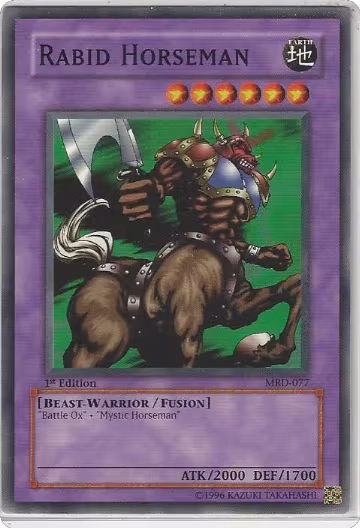 Rabid Horseman (MRD-077), Metal Raiders — Yu-Gi-Oh! card price