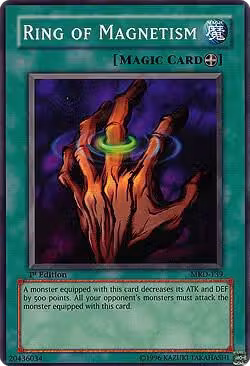 Ring of Magnetism (MRD-139), Metal Raiders — Yu-Gi-Oh! card price