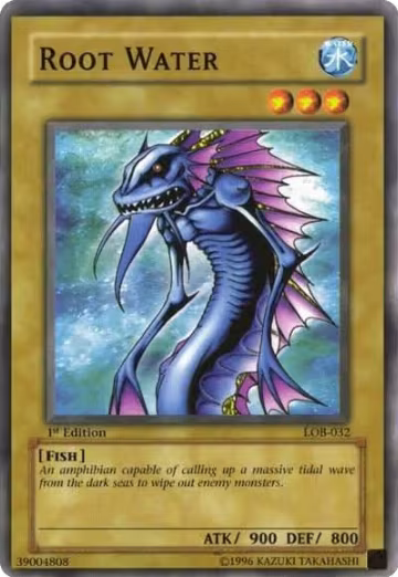 Root Water (LOB-032), The Legend of Blue Eyes White Dragon — Yu-Gi-Oh! card price