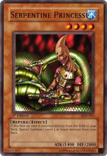 Serpentine Princess (LOD-057), Legacy of Darkness — Yu-Gi-Oh! card price