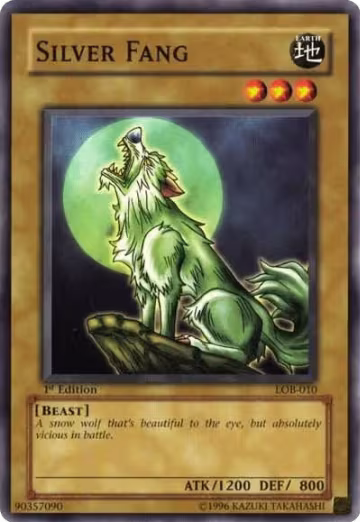 Silver Fang (LOB-010), The Legend of Blue Eyes White Dragon — Yu-Gi-Oh! card price