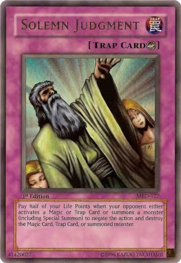 Solemn Judgment (MRD-127) — card price